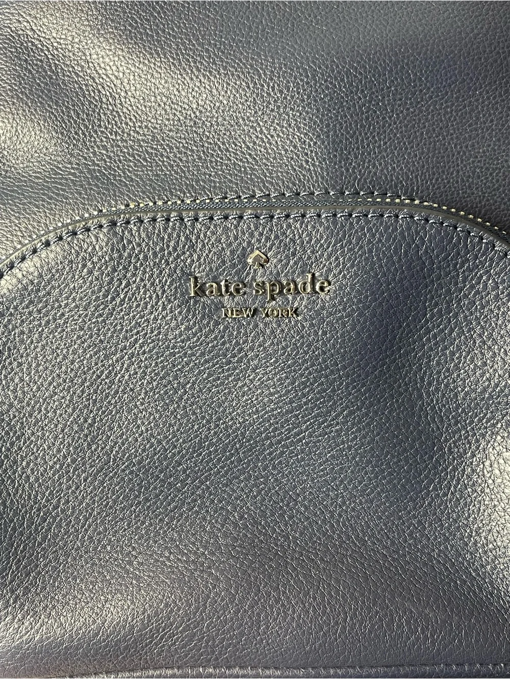 kate spade navy pebble leather mini backpack